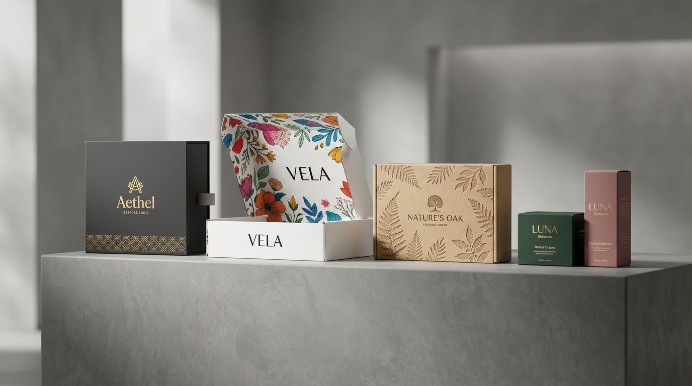 London Box Printer Bespoke Custom Printed Boxes Collection