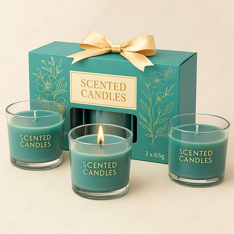 Custom Printed Luxury Candle Packaging Boxes