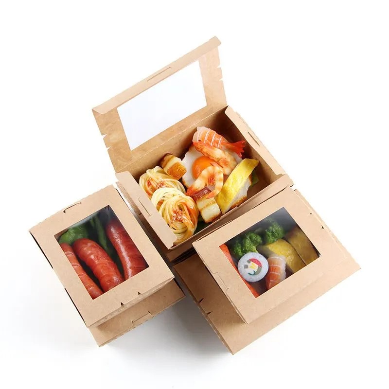 Kraft-Paper-Salad-Box