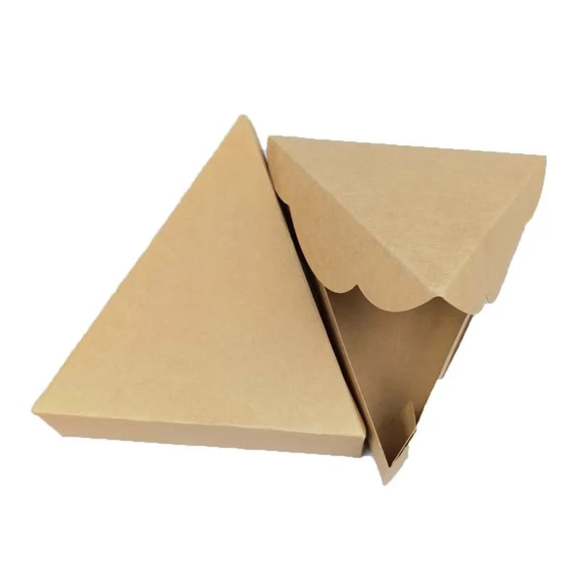 Kraft-Paper-cut-Pizza-Box